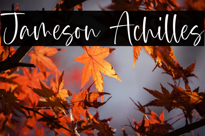 Jameson Achilles Example 2