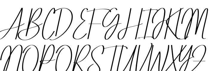 Jamestown Demo Font Alte caractere