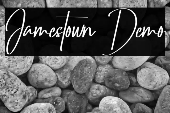 Jamestown Demo Caratteri examples