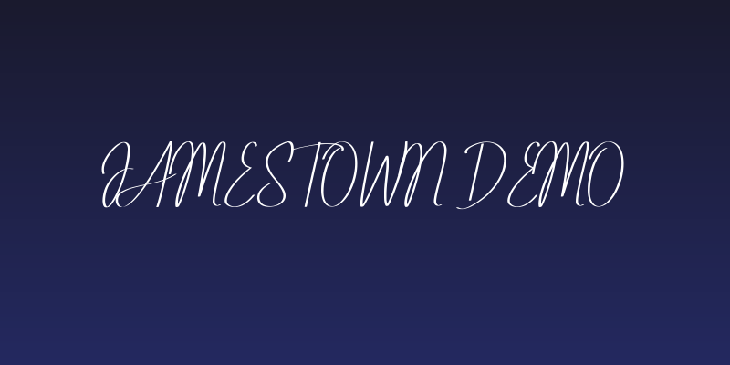 Jamestown Demo Social Header