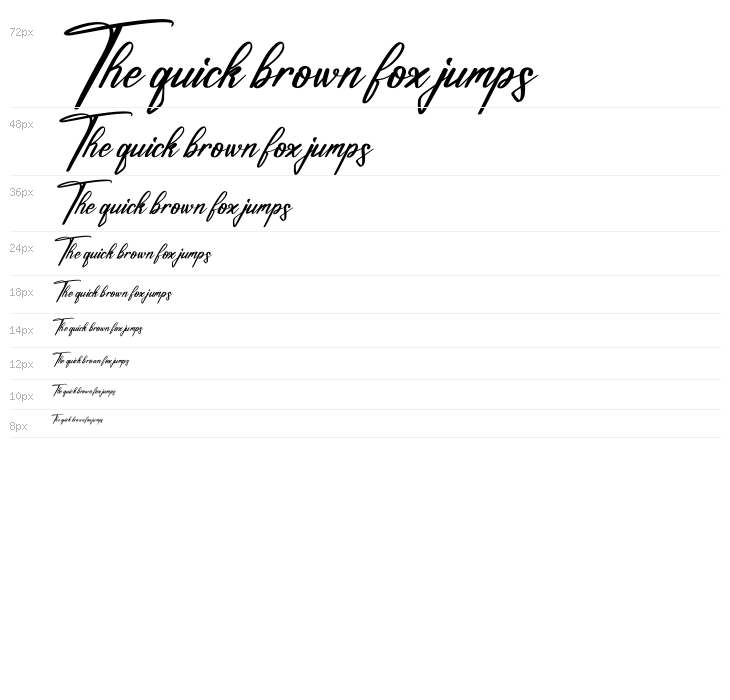 Jamesttedy Signature Italic Waterfall