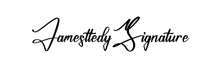 Jamesttedy Signature  Frei Schriftart Herunterladen