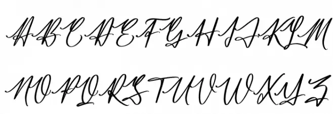 Jamesttedy Signature Fonte MAIÚSCULAS