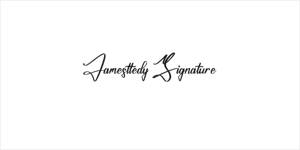 Jamesttedy Signature Logo