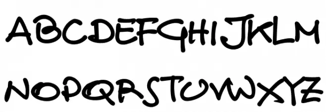 Jamie Handwriting Bold PERSONAL USE Regular Fonte MAIÚSCULAS