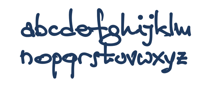 Jamie Handwriting Bold PERSONAL USE Regular Lowercase