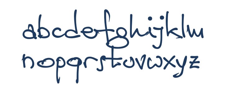 Jamie Handwriting Light PERSONAL USE Regular Lowercase