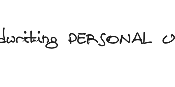 Jamie Handwriting PERSONAL USE Regular Logo