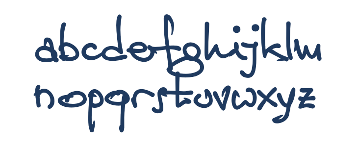 Jamie Handwriting PERSONAL USE Regular Lowercase