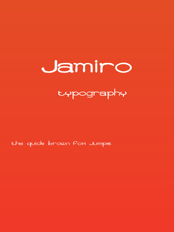 Jamiro Poster