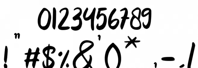 Jamita Шрифта ДРУГИЕ символов