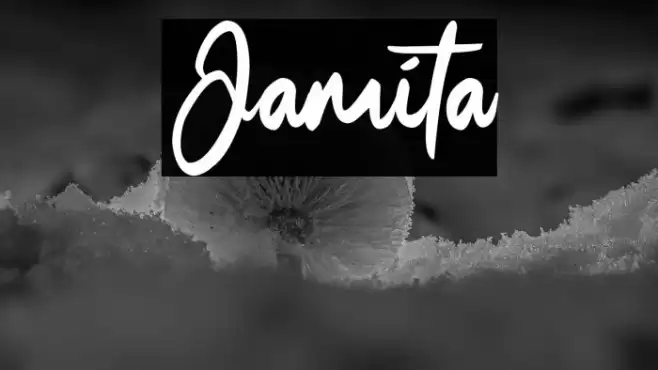 Jamita Шрифта examples