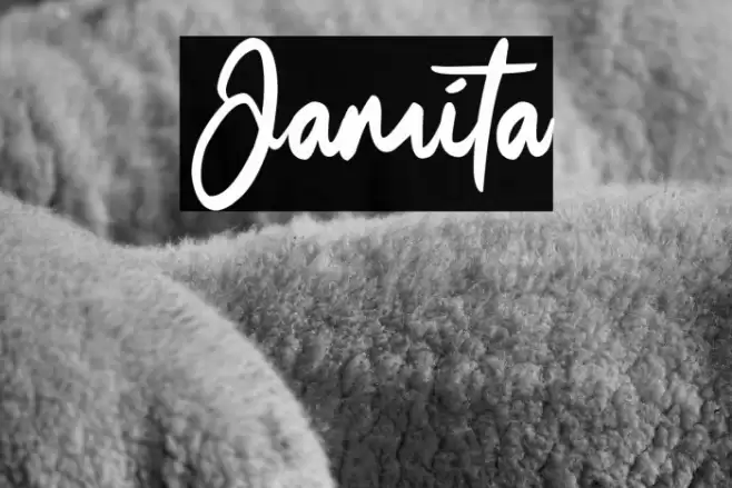 Jamita Шрифта examples