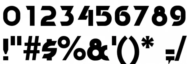 Jammed Toaster Font OTHER CHARS