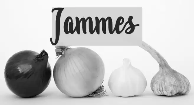 Jammes Font examples