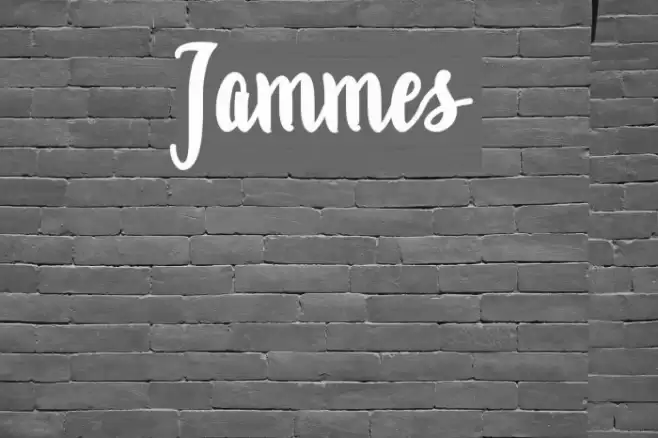 Jammes Font examples