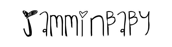 JamminBaby  フリーフォントのダウンロード