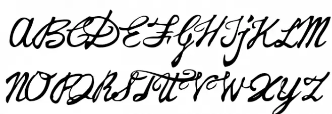 Jamscript Fonte MAIÚSCULAS