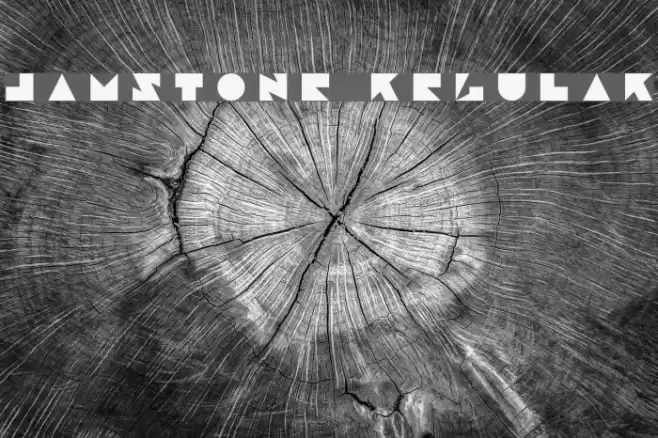 Jamstone Regular Font examples