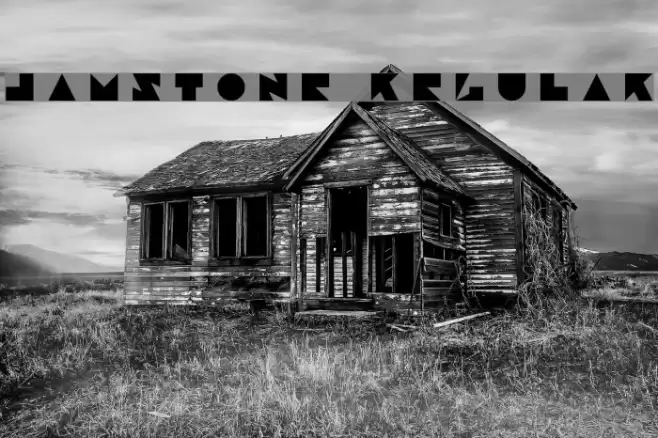 Jamstone Regular Font examples