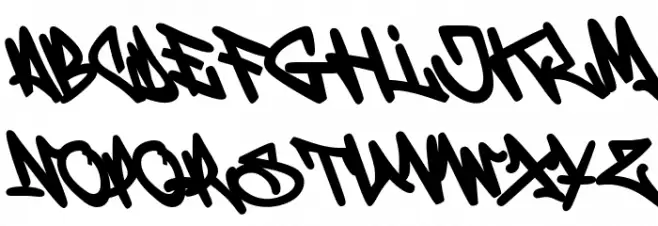 Jamstreet Graffiti フォント 小文字