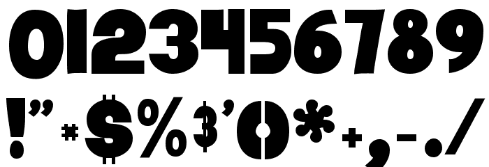 Jan Brady Font OTHER CHARS