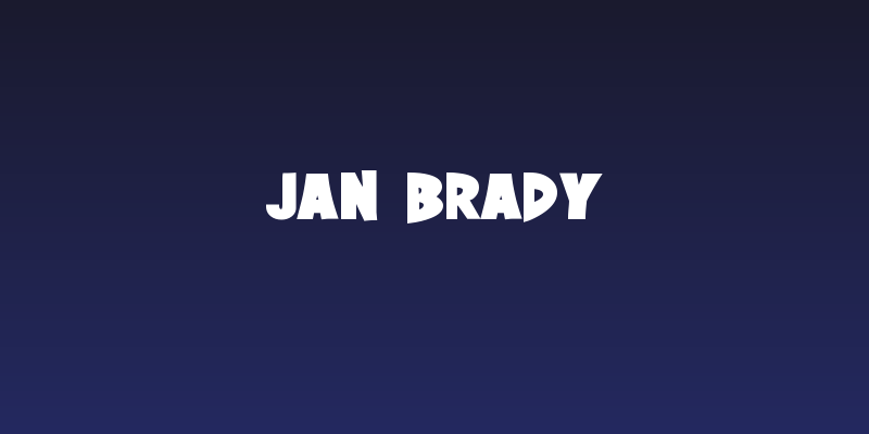 Jan Brady Social Header