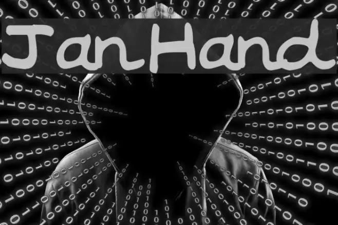 Jan Hand Font examples