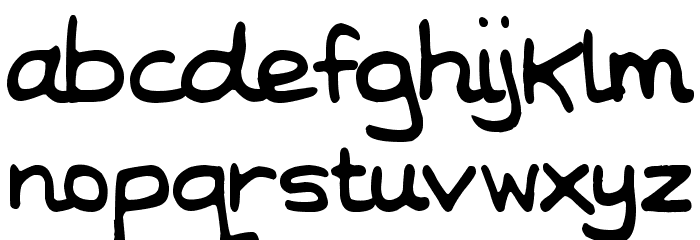Jan Hand Font LOWERCASE