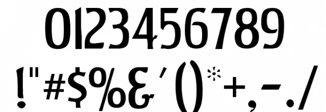 Jana Font OTHER CHARS