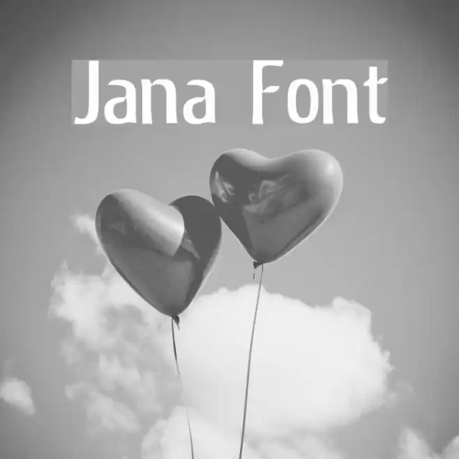Jana Font examples