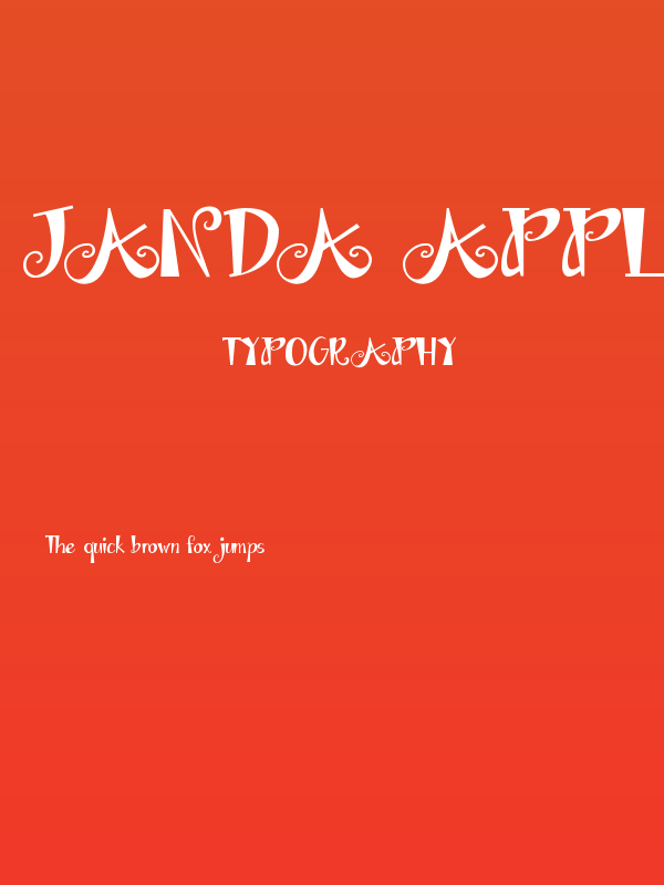 Janda Apple Cobbler Solid Poster