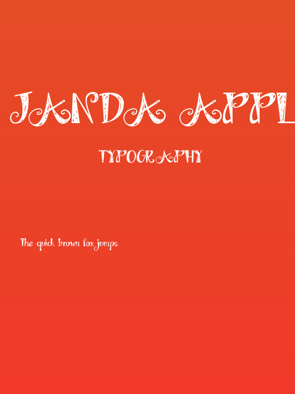 Janda Apple Cobbler Poster