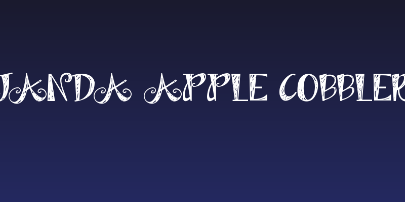 Janda Apple Cobbler Social Header