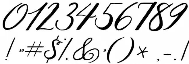 Janda As Long As You Love Me Font OTHER CHARS