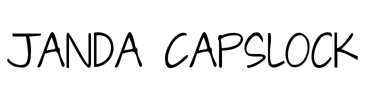 Janda Capslock Font