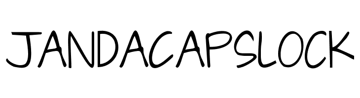 Janda Capslock  フリーフォントのダウンロード