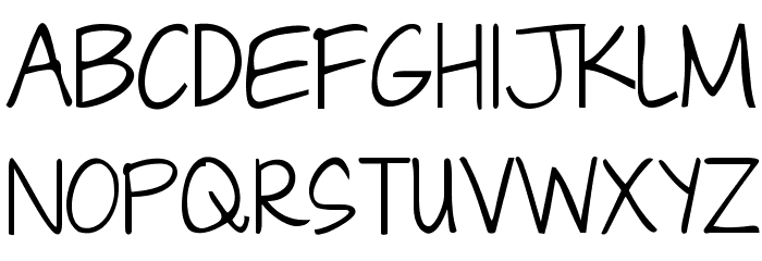 Janda Capslock Font LOWERCASE
