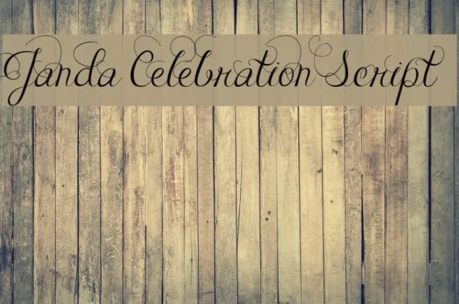 Janda Celebration Script Example 2