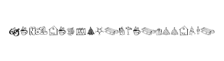 Janda Christmas Doodles  les polices de caractères gratuit tlcharger
