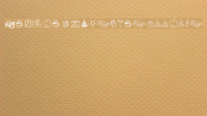 Janda Christmas Doodles Font examples