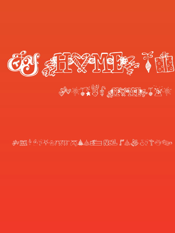 Janda Christmas Doodles Poster