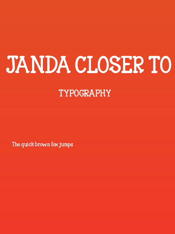 Janda Closer To Free Poster