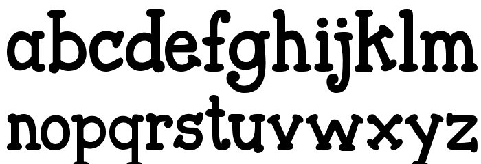 Janda Closer To Free Font LOWERCASE