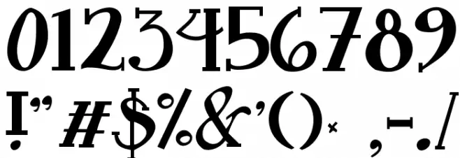 Janda Curlygirl Chunky Font OTHER CHARS