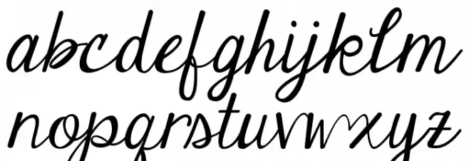 Janda Elegant Handwriting Fuentes MINÚSCULAS