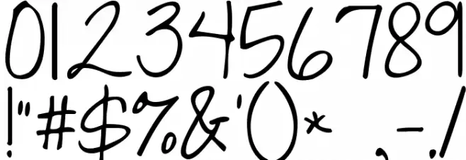 Janda Everyday Casual Font OTHER CHARS