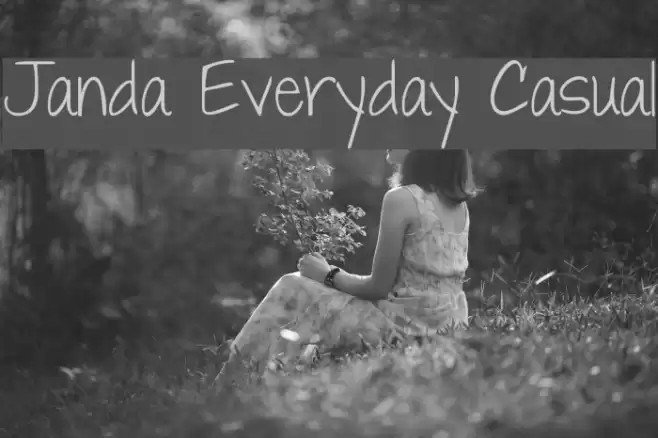 Janda Everyday Casual Font examples