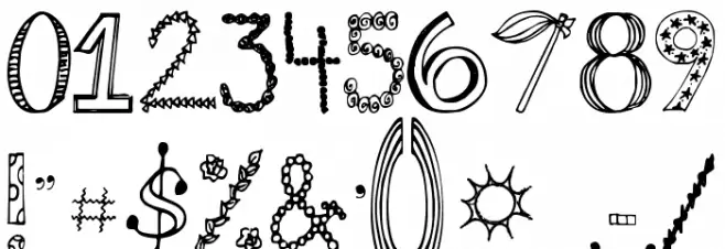 Janda Fabulous Font OTHER CHARS