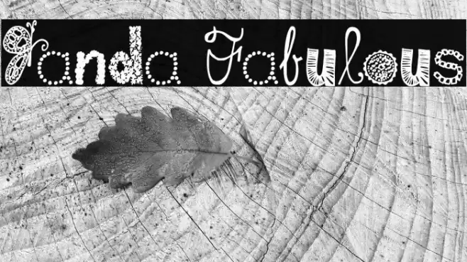 Janda Fabulous Font examples